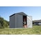 Arrow Storage Products 310 cu ft PermaPlate Steel Peaked Roof Storage Shed, Anthracite EG86AN - alternate 3